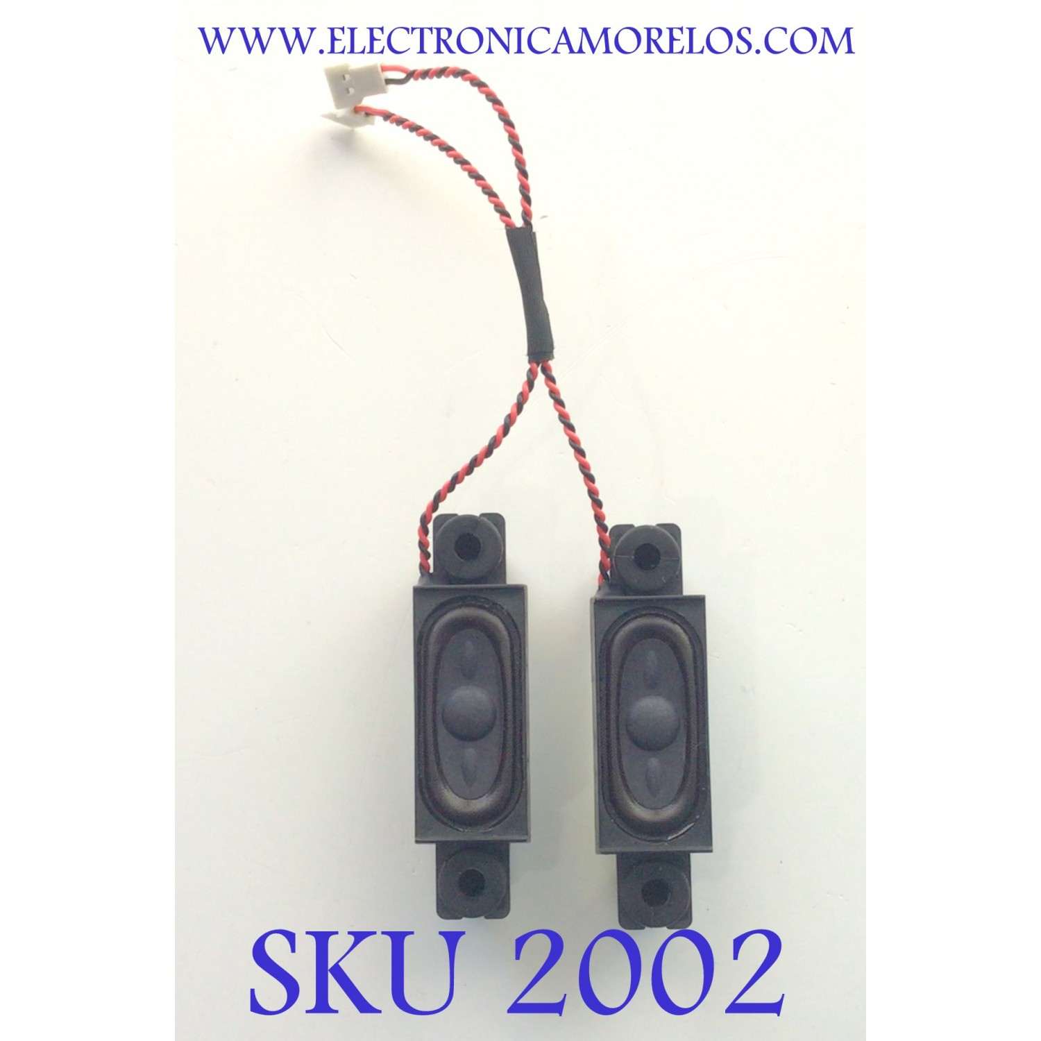 KIT DE BOCINAS ( 2PZ ) PARA MONITOR ASUS / NUMERO DE PARTE 378G0025653LAB / 4Ω  2.5W / 02M0318 / MODELO VG249